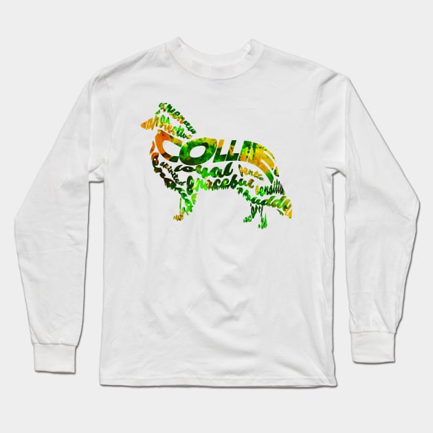 Rough Collie Long Sleeve T-Shirt by inspirowl